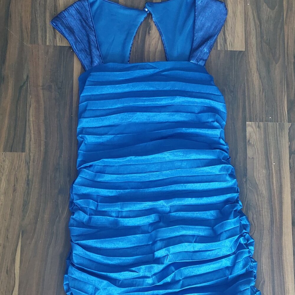 Blue Cocktail Dress